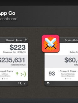 AppViz UI design – Dashboard