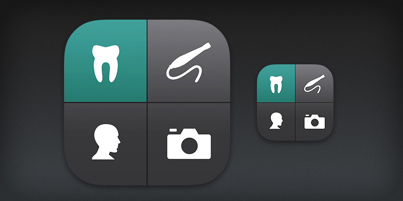 DEXIS go app icon for iOS 7