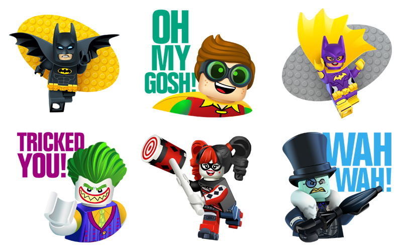 The LEGO Batman Movie Sticker Set